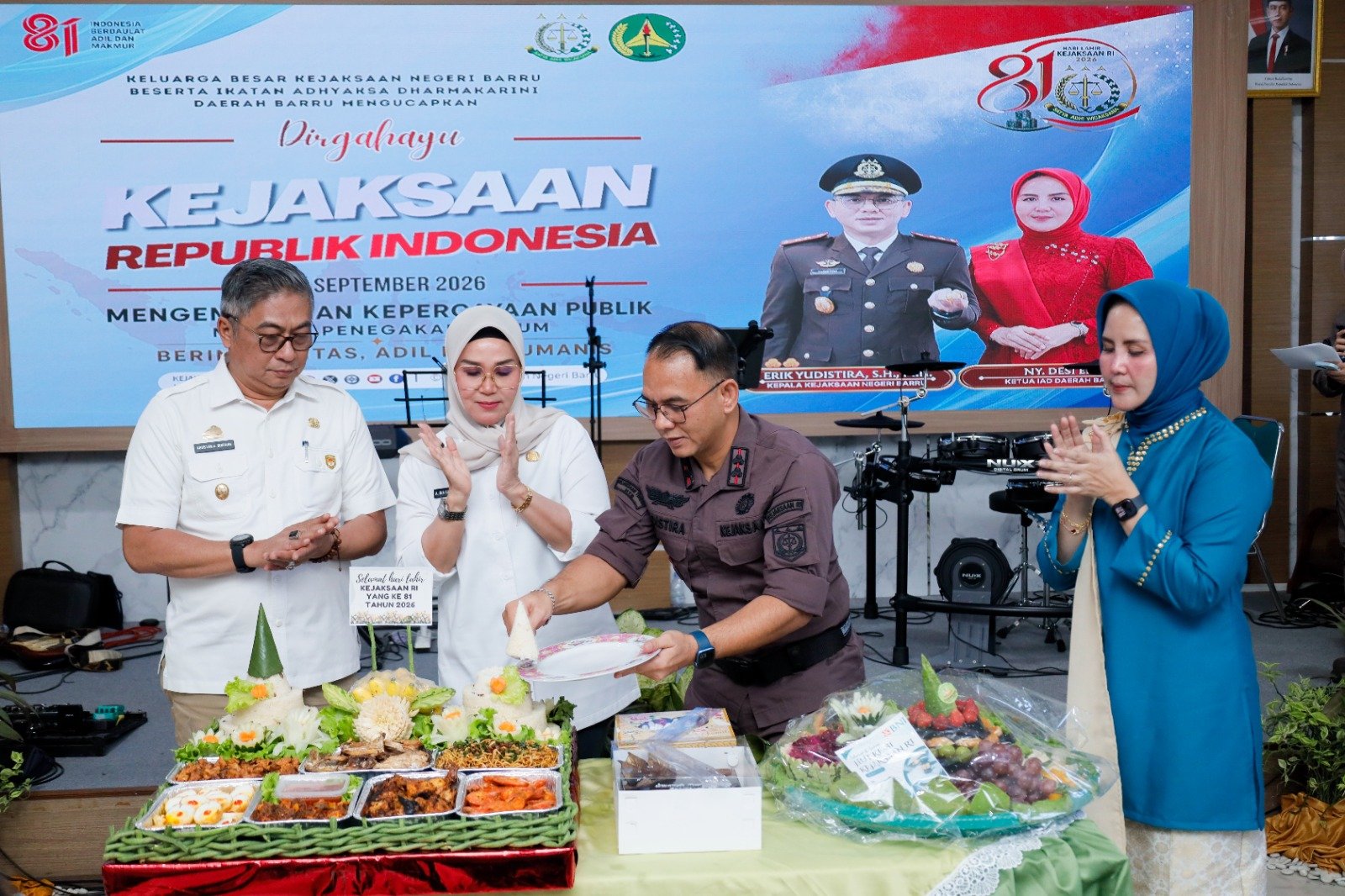 Kejari Barru Peringati Hari Lahir Kejaksaan ke-81, Perkuat Komitmen Penegakan Hukum Humanis