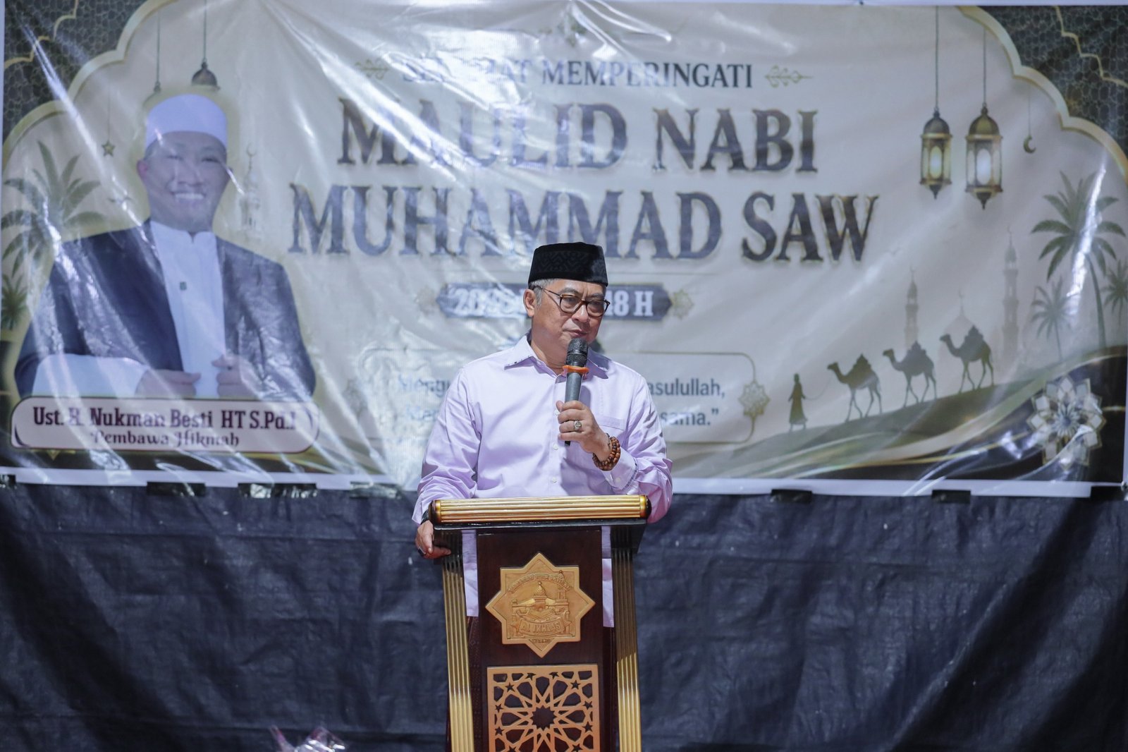 Wabup Barru Ajak Warga Teladani Rasulullah dan Perkuat Kepedulian di Tengah Kekeringan