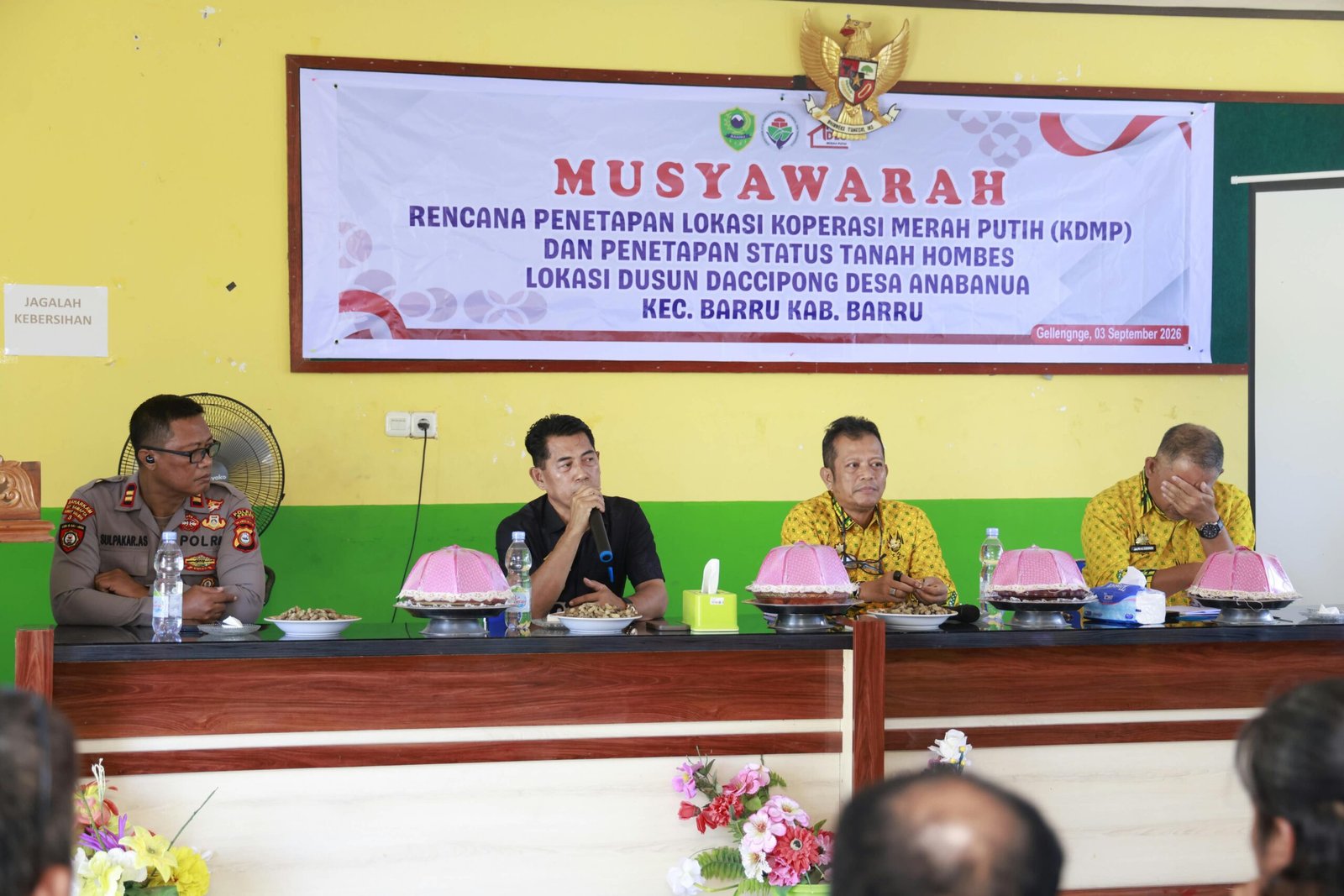 Sekda Barru Dorong Kepastian Lahan untuk Pembangunan Koperasi Desa Merah Putih Anabanua