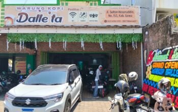 Warkop Dalle'ta resmi menggelar Grand Opening di Jalan Sultan Hasanuddin No. 153, Sungguminasa, Kabupaten Gowa, Kamis (24/9/2026).