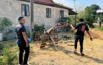 Mesin Traktor Petani di Barru Dicuri, Kerugian Ditaksir Rp10 Juta