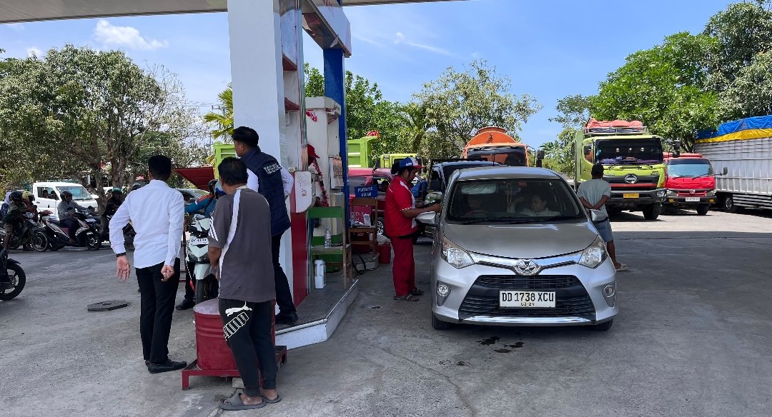 Pertalite dan LPG 3Kg di Barru Disebut Masih Aman, Polisi Pantau SPBU Antisipasi Penimbunan