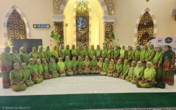 PAC Muslimat NU Tamalanrea Gelar Perayaan Maulid Nabi Muhammad SAW Berkolaborasi Bersama Yayasan Al Qahhar Tri Tunggal 45