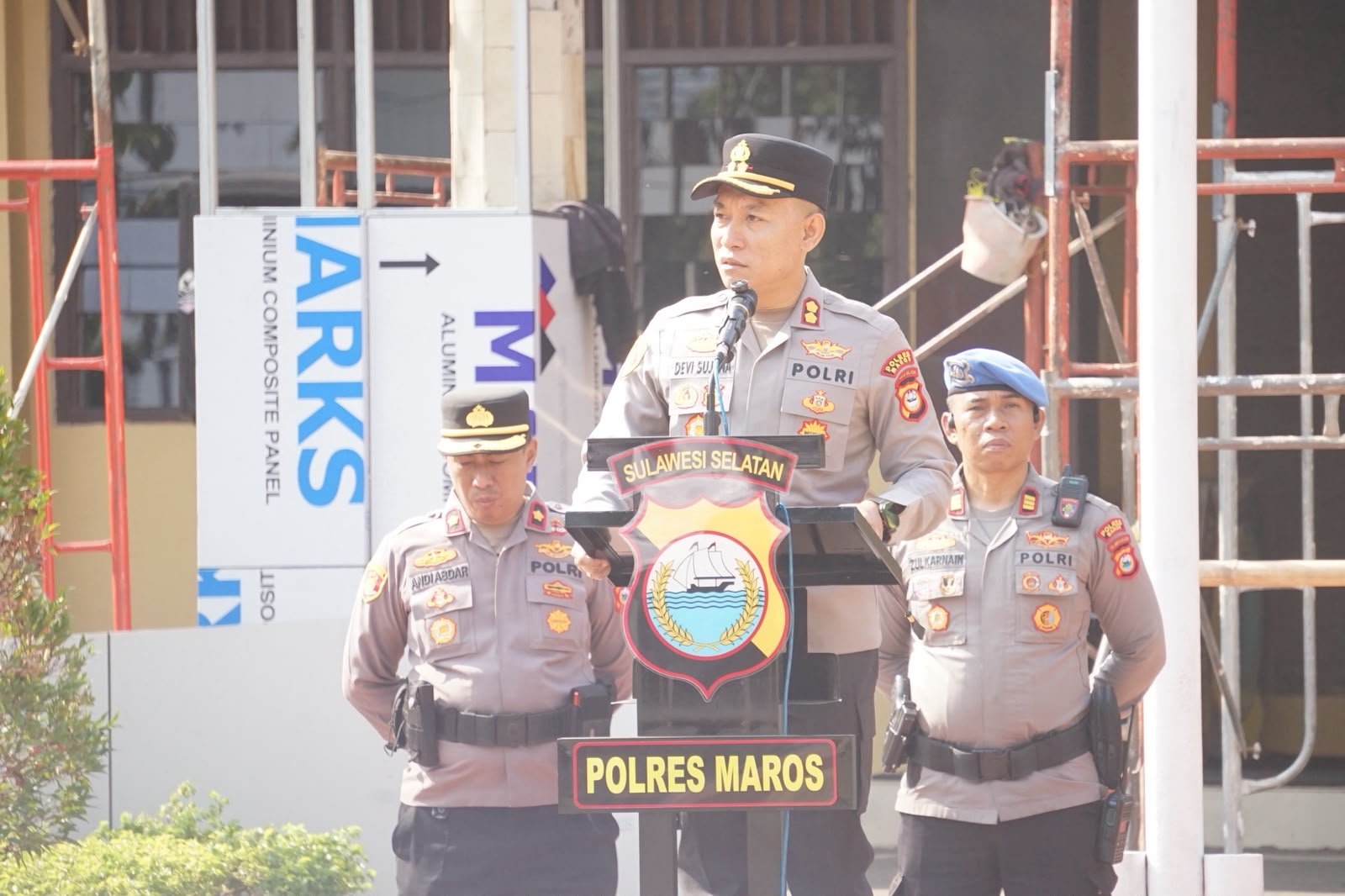 Kapolres Maros Instruksikan Jajaran Implementasikan Program EWAKO untuk Tingkatkan Pelayanan Masyarakat