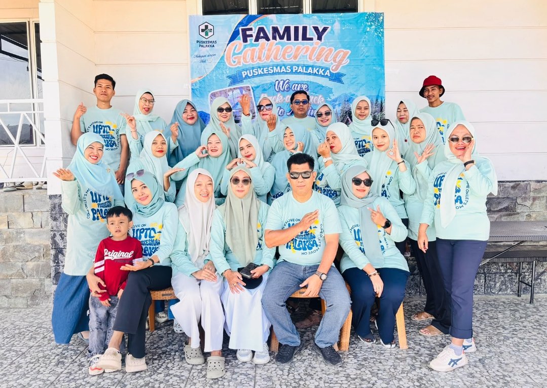 Usai Ukir Prestasi Nasional, Puskesmas Palakka Gelar Family Gathering di Kota Bunga
