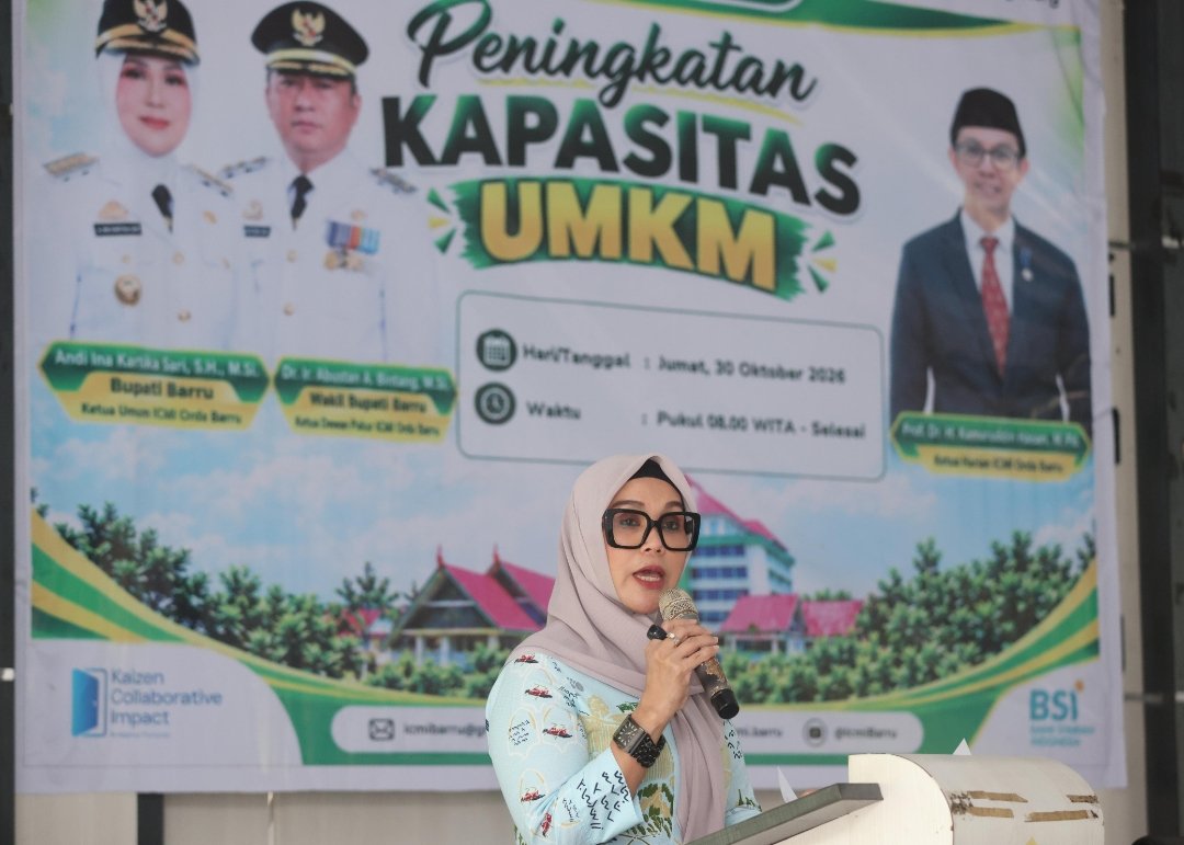 Bupati Barru Andi Ina Kartika Sari (dok ist)